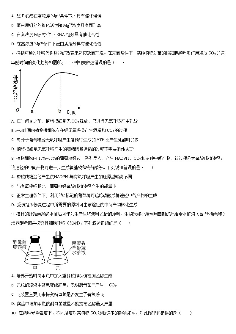 2025通化梅河口五中高三上学期11月期中考试生物含答案第3页