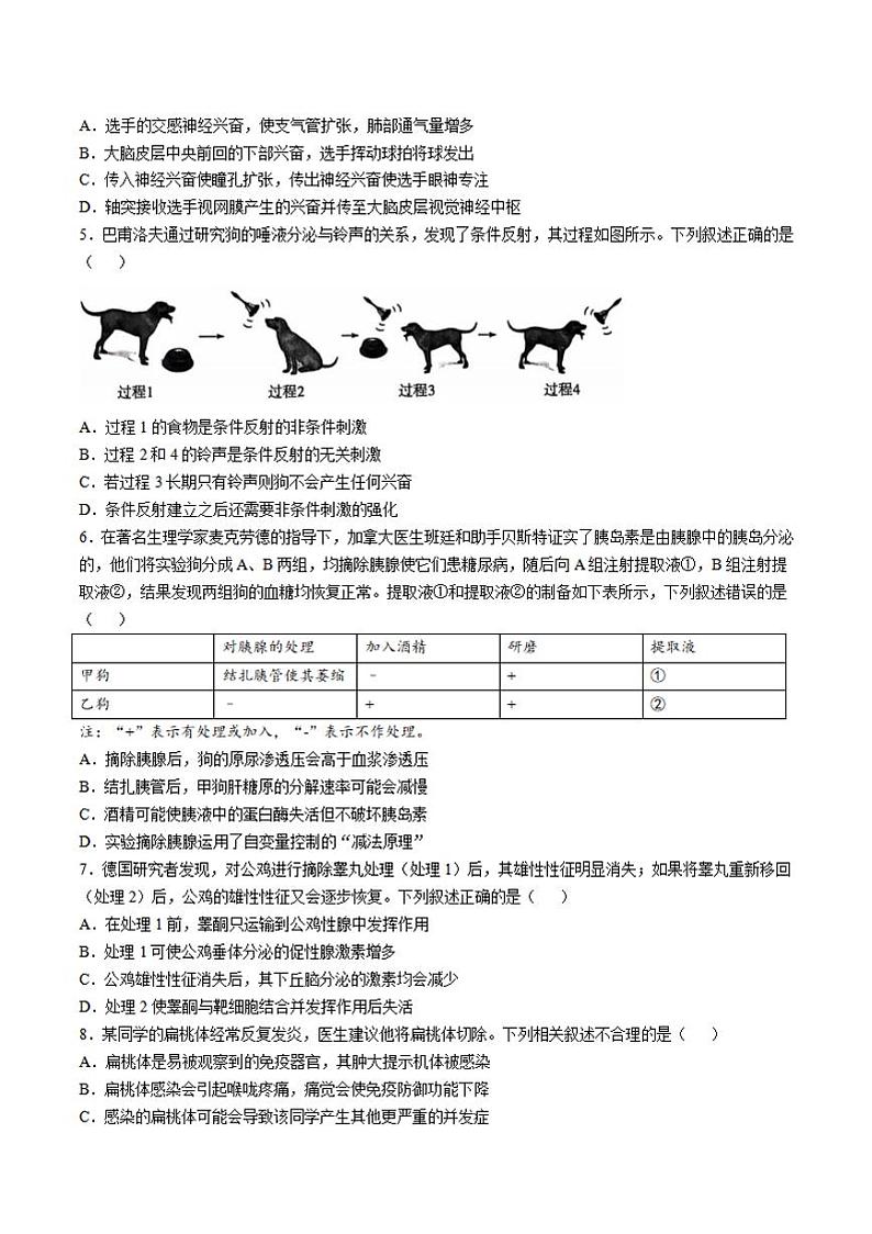 生物-河南省南阳市六校2024-2025学年高二上学期10月期中考试第2页