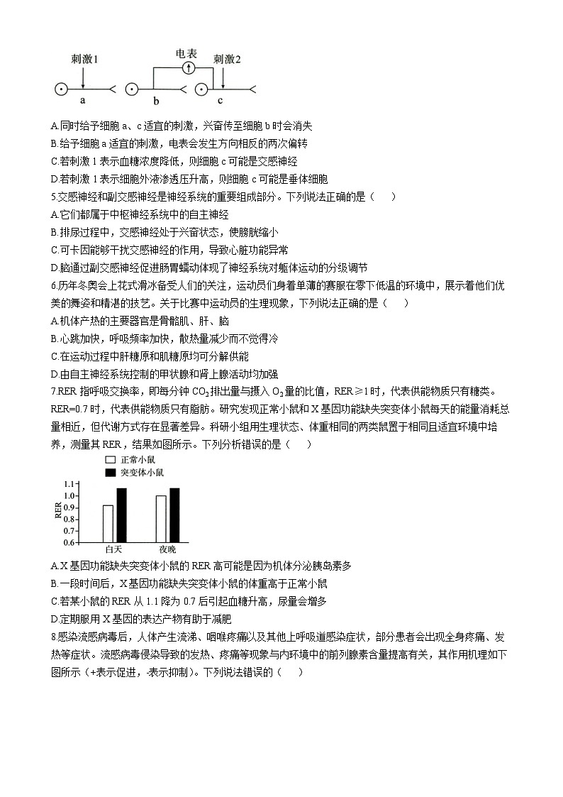 山东省菏泽市2024-2025学年高二上学期11月期中生物试题(无答案)第2页