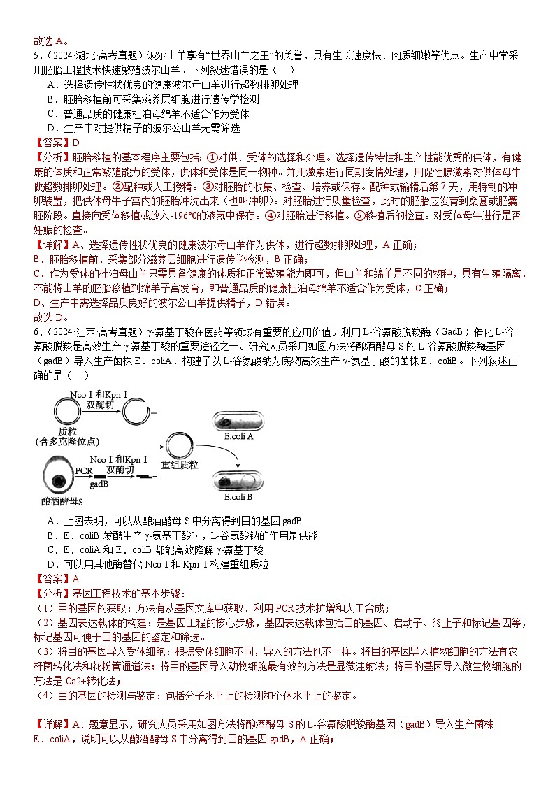 专题21 基因工程(解析版)第3页