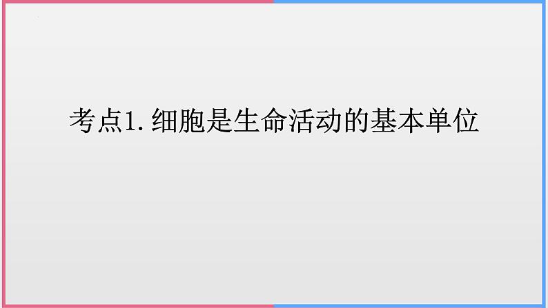 2025届高三生物一轮复习课件走近细胞第4页