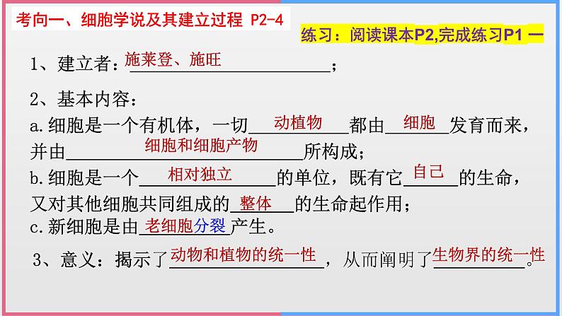 2025届高三生物一轮复习课件走近细胞第6页
