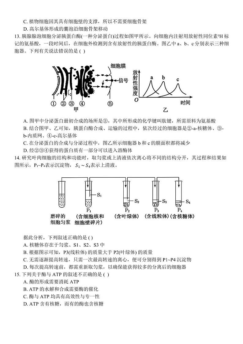生物试题第3页