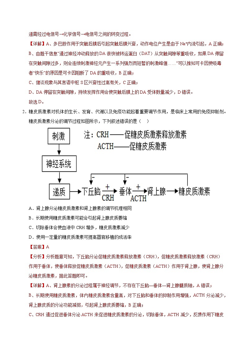 高二生物第三次月考卷(全解全析)(江苏专用)第2页