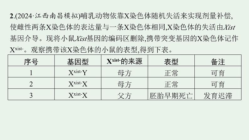 2025届生物高考 二轮复习 遗传信息控制生物性状的遗传规律 素养整合_诠释应用 课件第5页