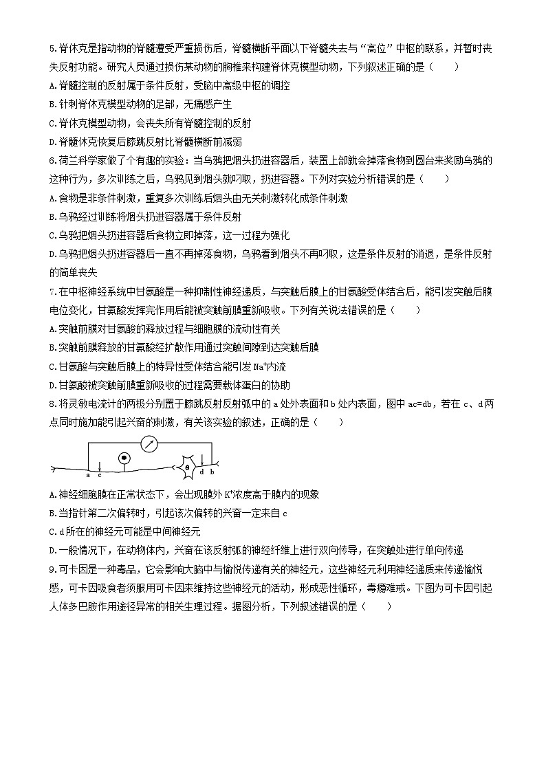 山西省太原市常青藤中学校、李林中学2024-2025学年高二上学期10月联考生物试题第2页
