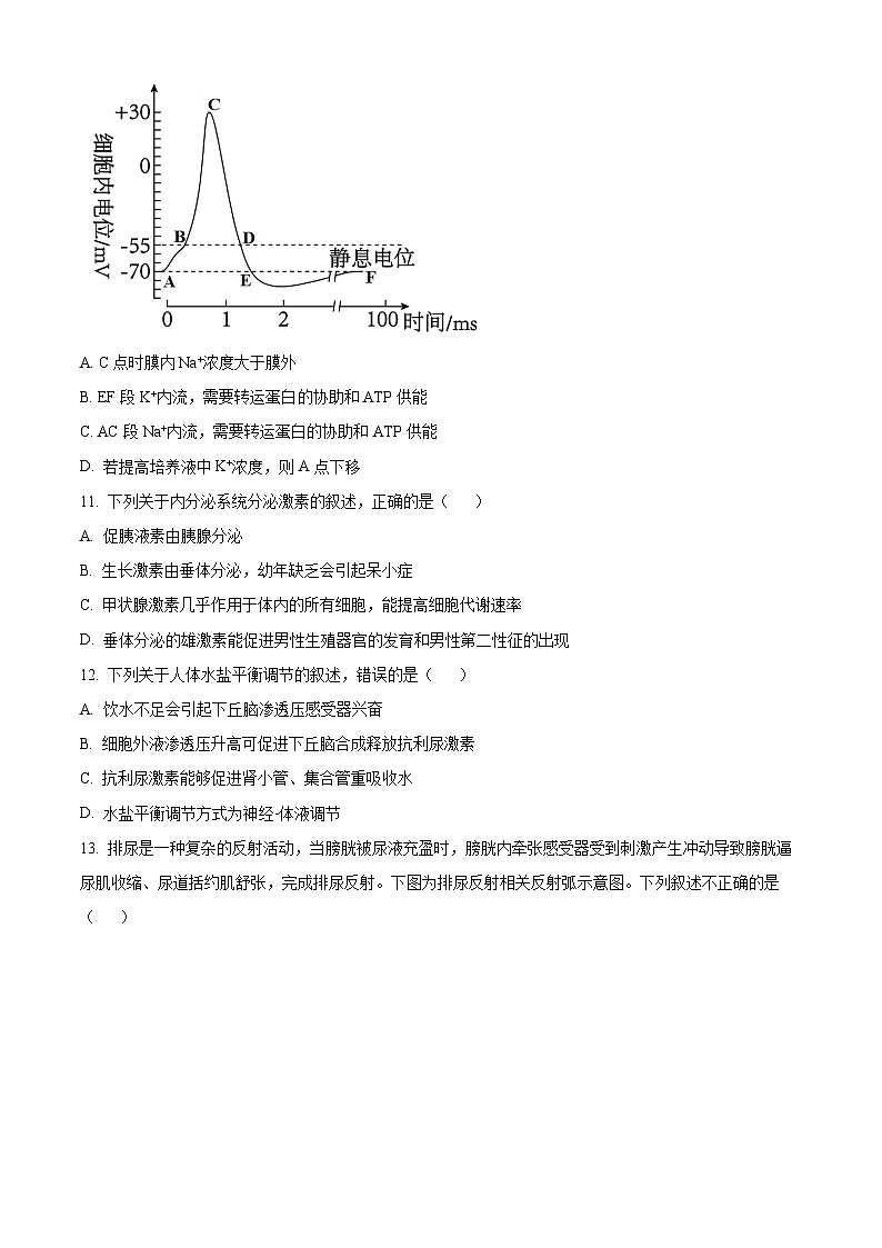 2025宁波三锋教研联盟高二上学期期中考试生物含解析第3页