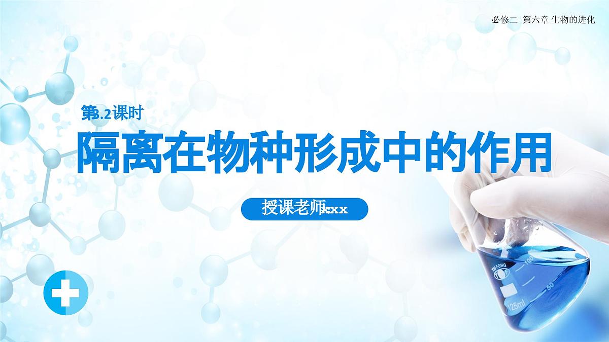 6.3.2 隔离在物种形成中的作用-课件第1页