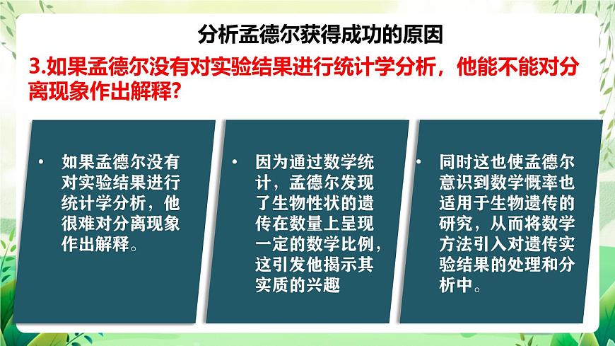 人教版高中生物必修二1.2《孟德爾的豌豆雜交實驗(二)》（第2課時）（教學課件）第7頁
