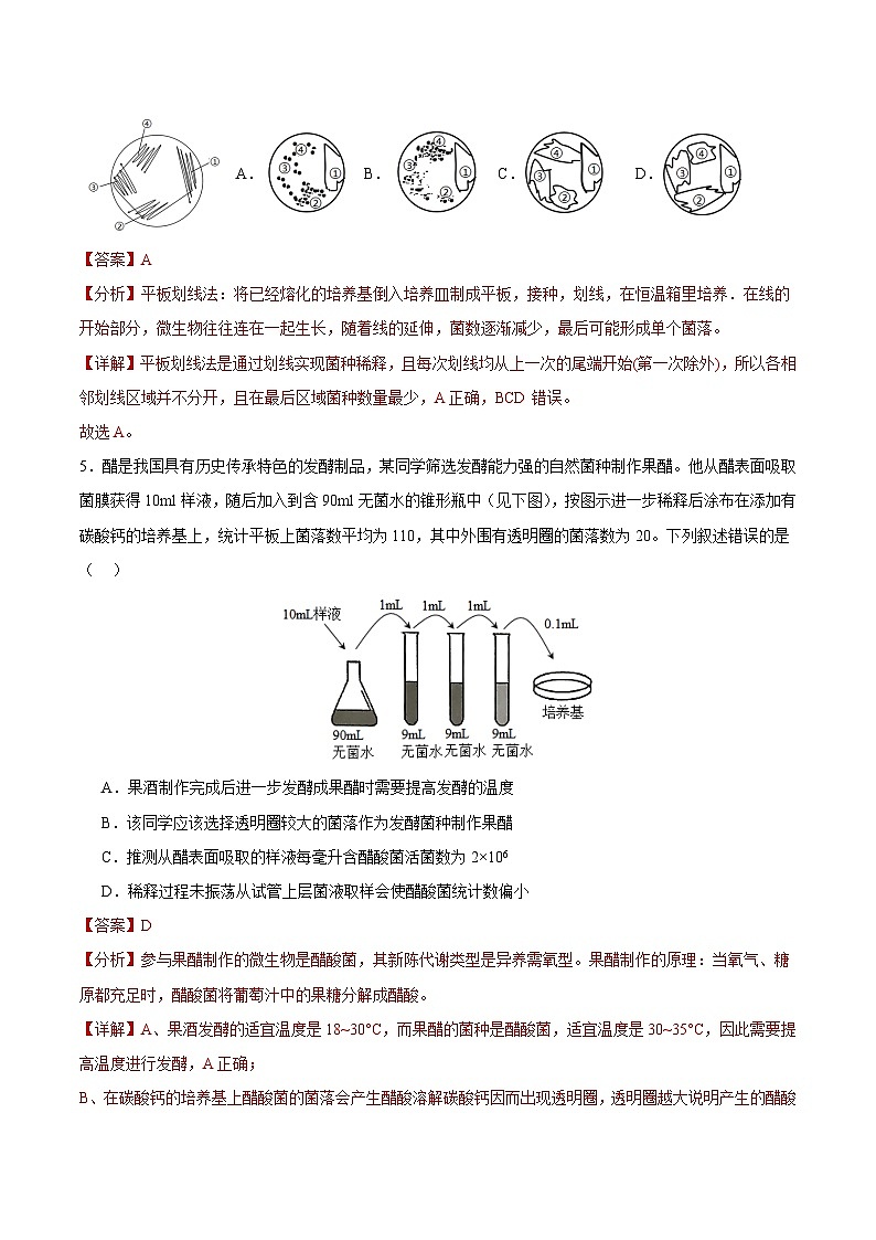 人教版高中生物选择性必修三第1章《发酵工程》 (解析版)第3页