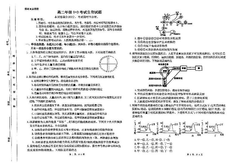 高二生物第1页