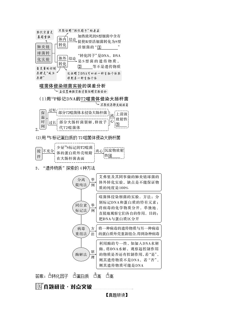 2025届高考生物二轮专题复习与测试板块四遗传学与进化论专题八遗传的分子基础第2页