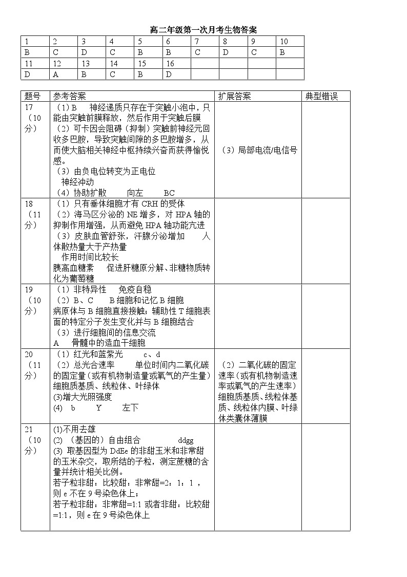 参考答案第1页
