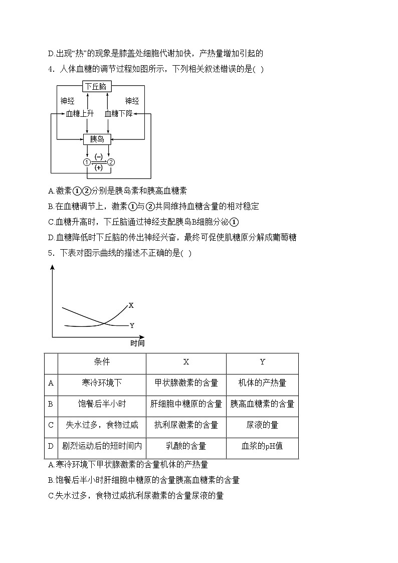太原市第五中学校2024-2025学年高二上学期11月月考生物试卷(含答案)第2页