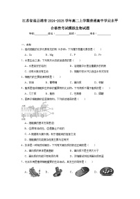 江蘇省連云港市2024-2025學(xué)年高二上學(xué)期普通高中學(xué)業(yè)水平合格性考試模擬生物試題