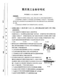 重庆市好教育联盟2025届高三上学期12月联考（25-222C）-生物试卷+答案