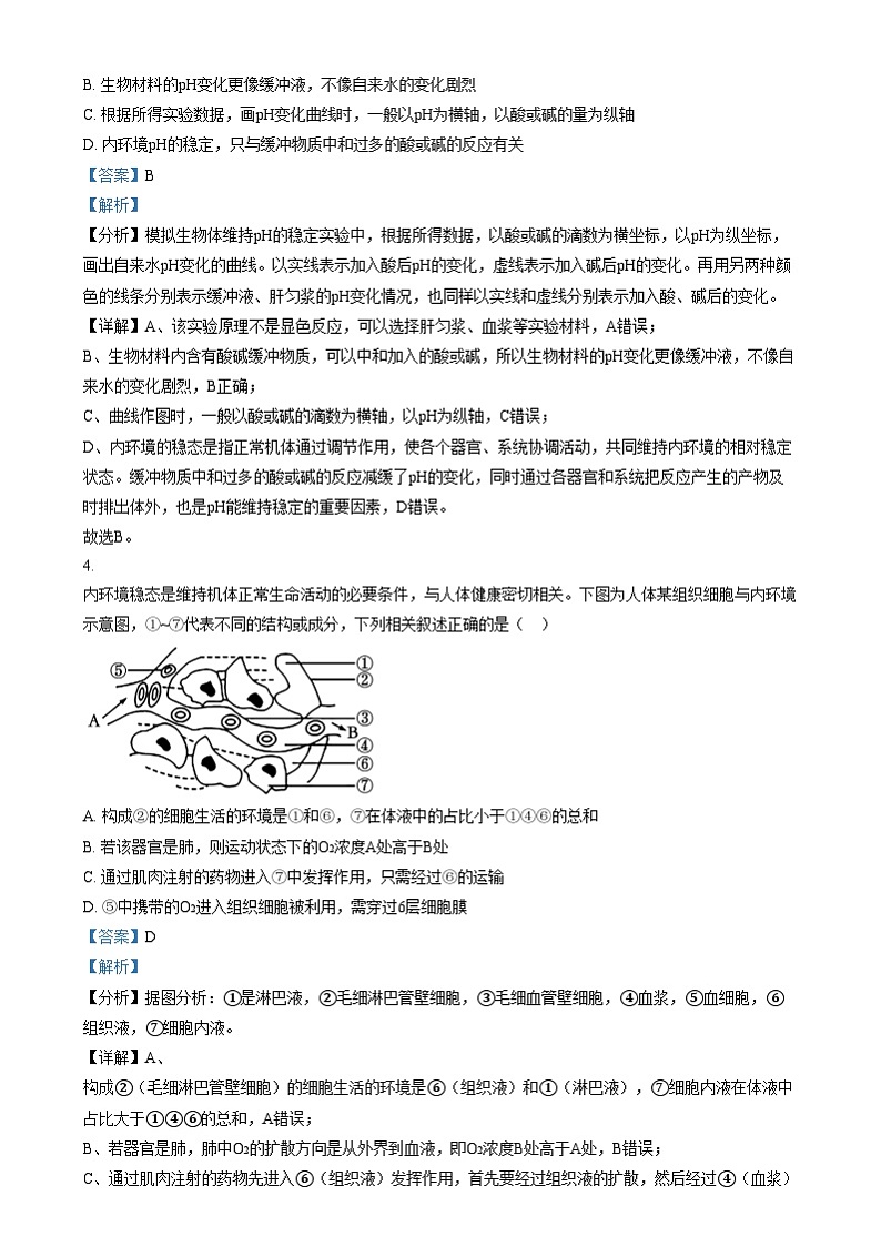 四川省荣县中学2024-2025学年高二上学期第一次月考生物试卷(Word版附解析)第2页