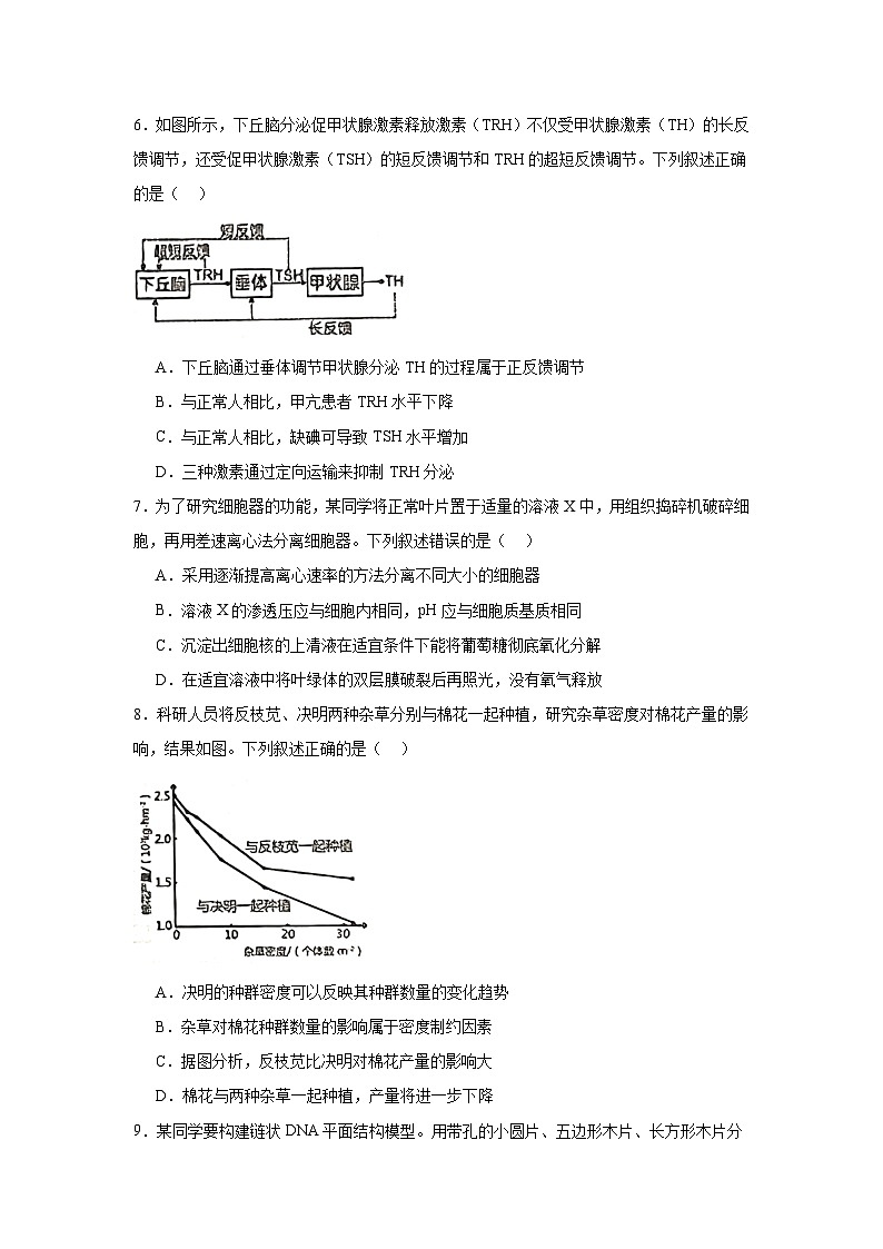 2025届辽宁省大连市高三一模生物试题第2页