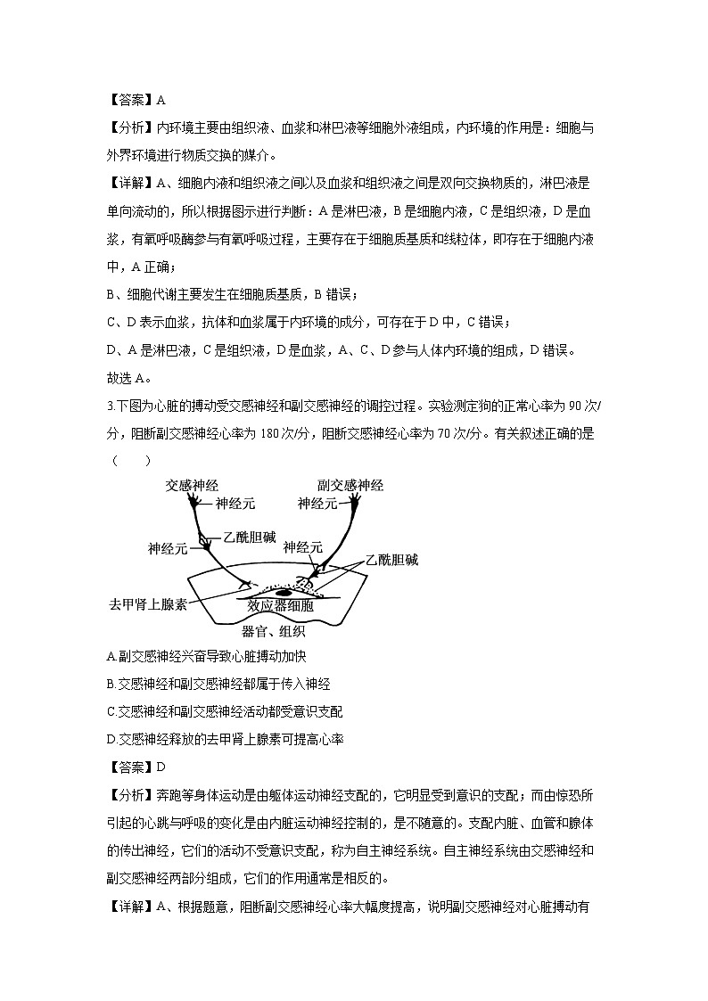 天津市河北区2024-2025学年高二上学期11月期中考试生物试题(解析版)第2页