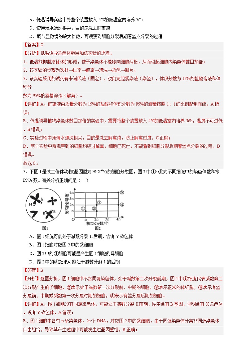 第四单元 细胞的生命历程(测试)(解析版)第2页