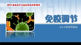 2024-2025学年高中生物同步备课课件（人教版2019）选择性必修一4-2特异性免疫