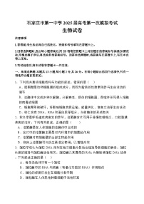 河北省张家口市第一中学2025届高三下学期一模生物试题（Word版附答案）