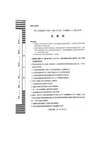 2024-2025学年上学期河南省周口市高一1月期末考试生物试卷含答案