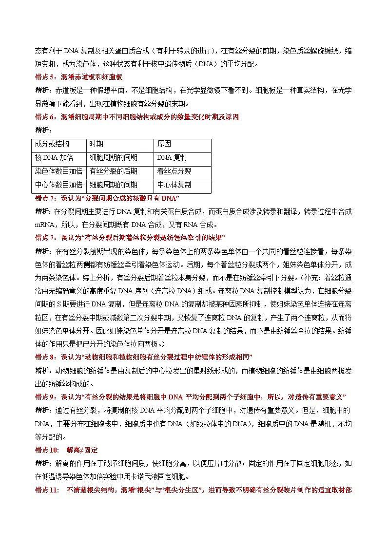第6章 细胞的生命历程(背诵版)第3页