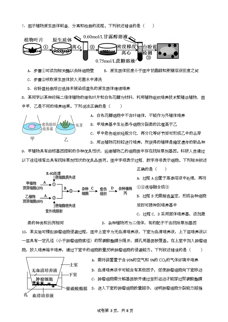 生物试题第3页