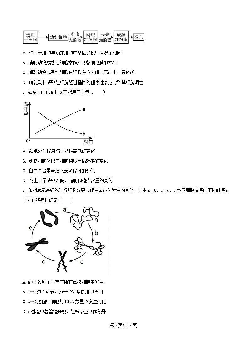 湖南省炎德英才名校联考联合体2024-2025学年高一下学期3月月考生物试题(原卷版)第2页