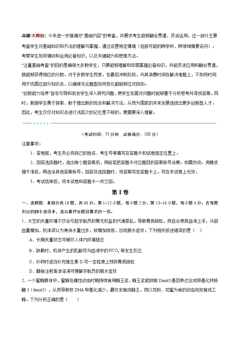 信息必刷卷03(广东专用)(原卷版)第2页