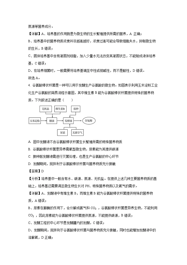 河北省保定市曲阳县部分学校2024-2025学年高二下学期3月月考生物试卷(解析版)第3页