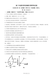 2024届天津市九十六中学高三上学期12月月考-生物试题（含答案）