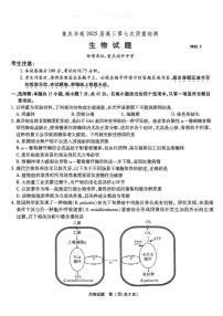 重庆市南开中学高2025届高三第七次质量检测生物试卷(含答案)