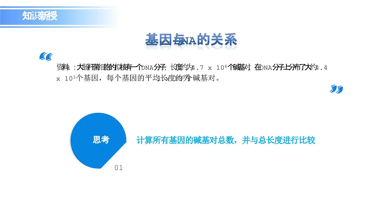 人教版(2019)高中生物必修二第3章基因的本质3.4基因通常是有遗传效应的DNA片段 课件第6页