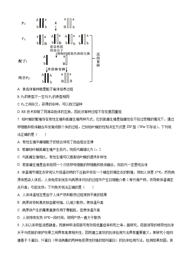 2025届广西壮族自治区来宾市高三下学期4月二模(高考模拟)生物试题(原卷版+解析版)第3页