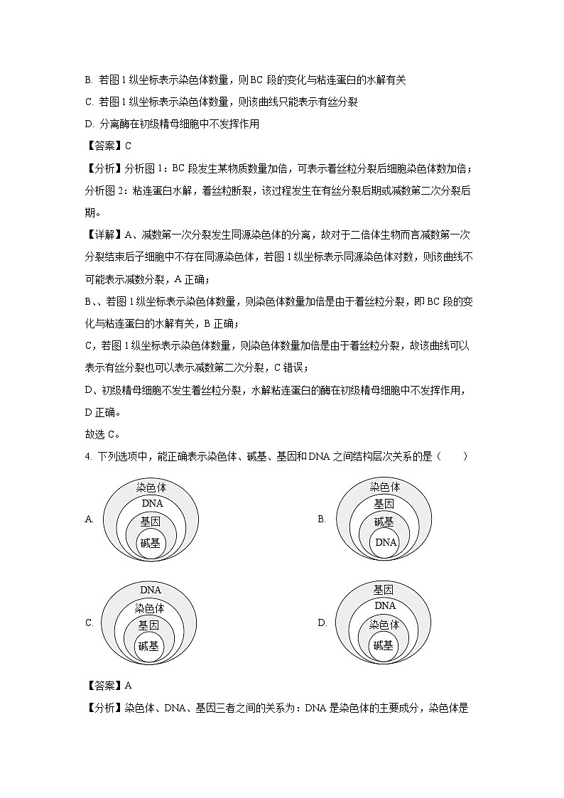 天津市河东区2023-2024学年高一下学期7月期末生物试卷(解析版)第3页