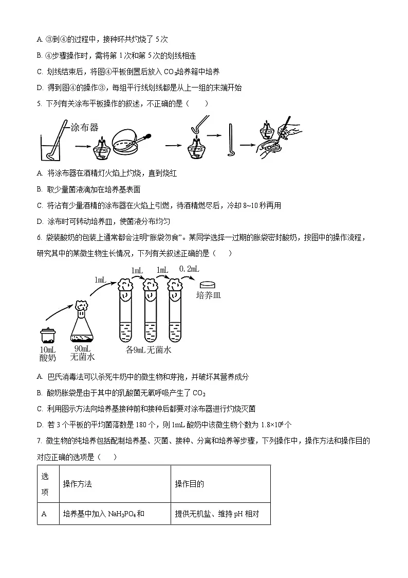 广东省茂名市高州市第四中学2024-2025学年高二下学期3月月考生物试题(原卷版+解析版)第2页