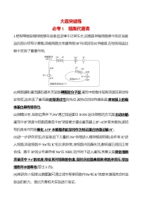2025版高考生物热点题型与考点专练必考1细胞代谢类试题（Word版附答案）