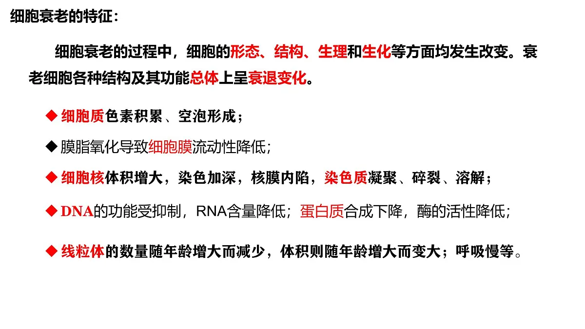 4.3《细胞的衰老和凋亡》课件 人教版高中生物选择性必修1第5页