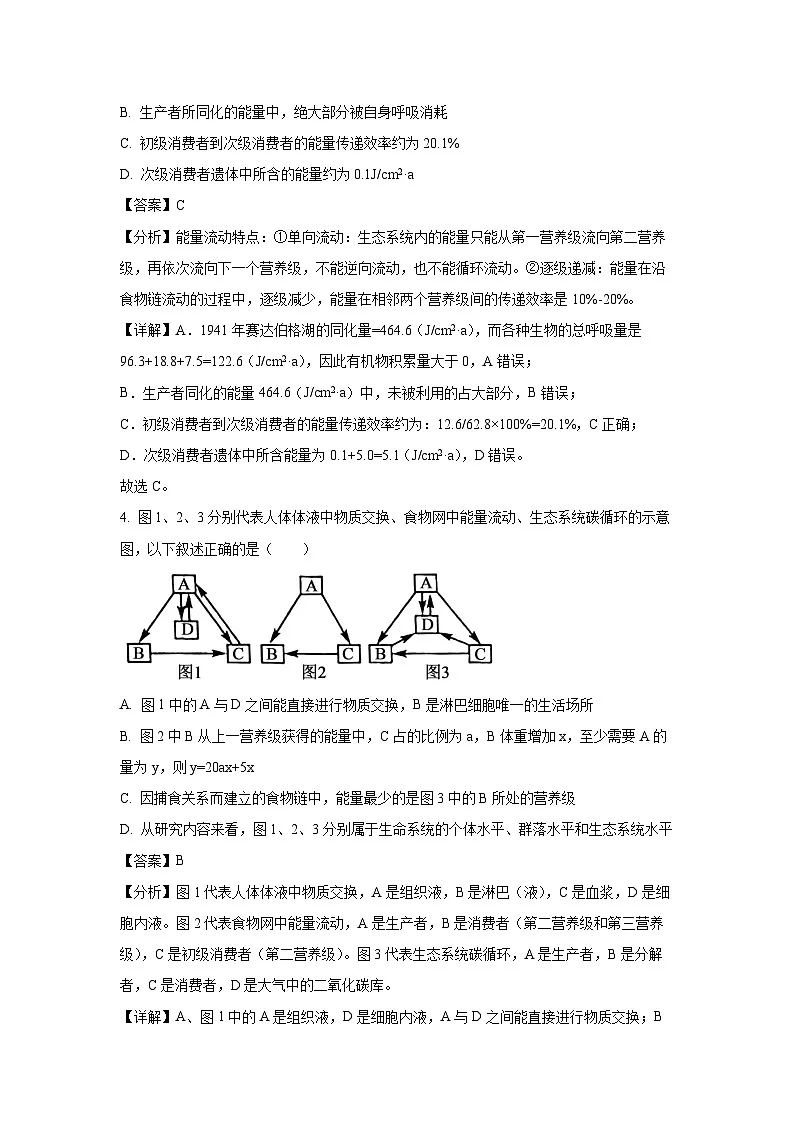 广西壮族自治区来宾市2024-2025学年高二下学期4月月考生物(解析版)第3页