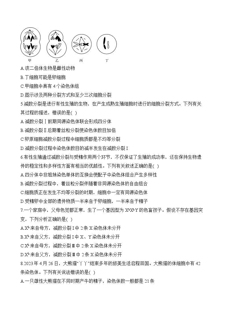 高考生物一轮复习考点剖析练习专题六 遗传的细胞基础(含解析)第2页