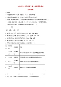 江苏省盐城市2023_2024学年高一生物下学期6月期末考试含解析