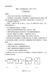 四川省南充市嘉陵一中2024-2025学年高二下学期5月月考生物试题(Word版附答案)