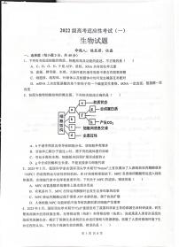 2025届四川省绵阳市涪城区绵阳中学高三下学期适应性考试(一)生物试题(高考模拟)