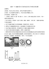 重庆市第一中学2024-2025学年高三下学期5月适应性月考生物试题（Word版附解析）