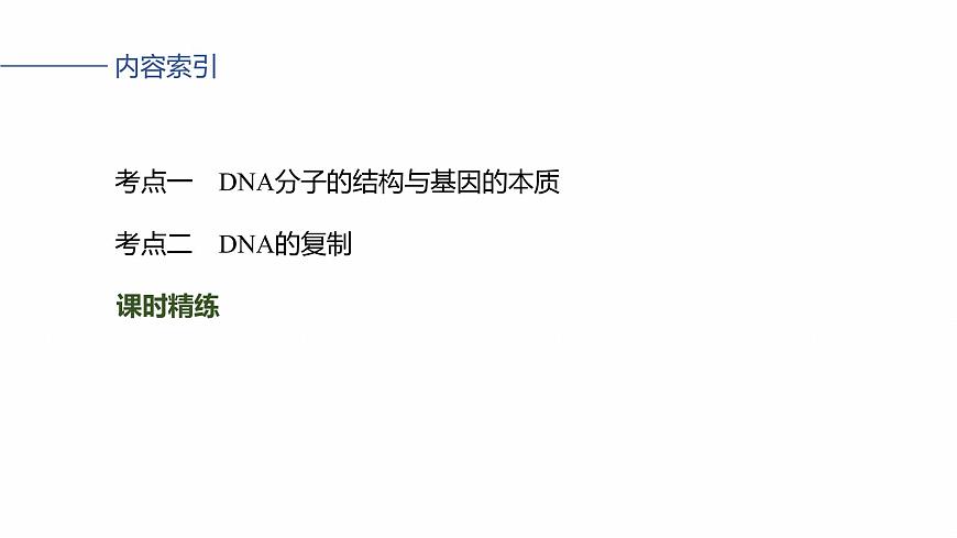 第六單元　第26課時(shí)　DNA的結(jié)構(gòu)、復(fù)制和基因的本質(zhì)第6頁