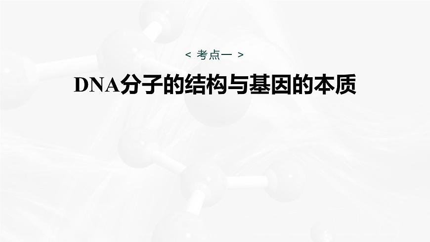 第六單元　第26課時(shí)　DNA的結(jié)構(gòu)、復(fù)制和基因的本質(zhì)第7頁