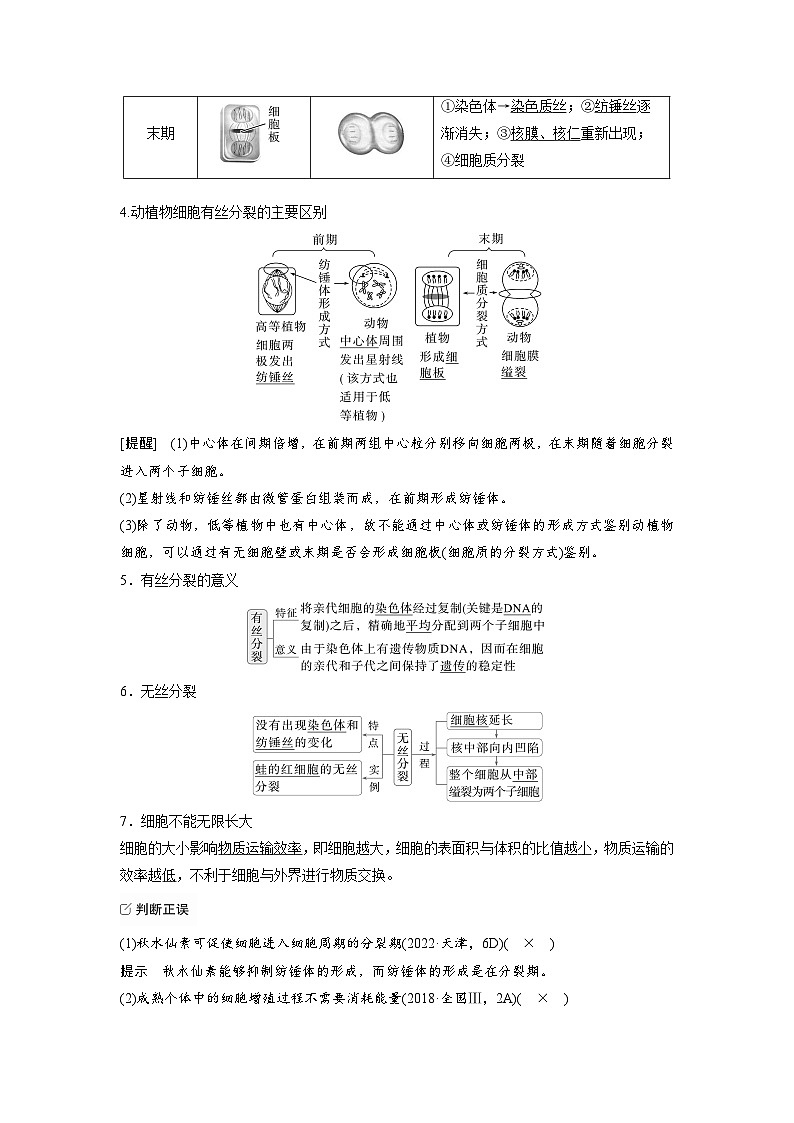 第四單元 第16課時 細(xì)胞的增殖(教師版)第3頁