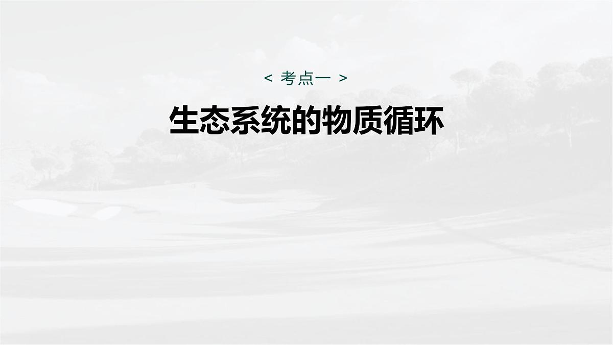 第九单元 第47课时 生态系统的物质循环、信息传递及稳定性第5页